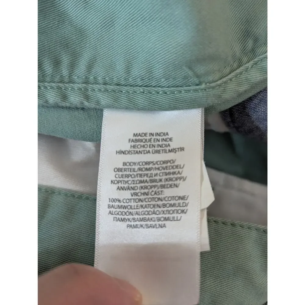 Polo Ralph Lauren Chino Shorts Size 40 Green Relaxed Fit Casual Preppy Coastal